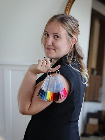 Anna Knelson, nail technician at Hometown Beauty